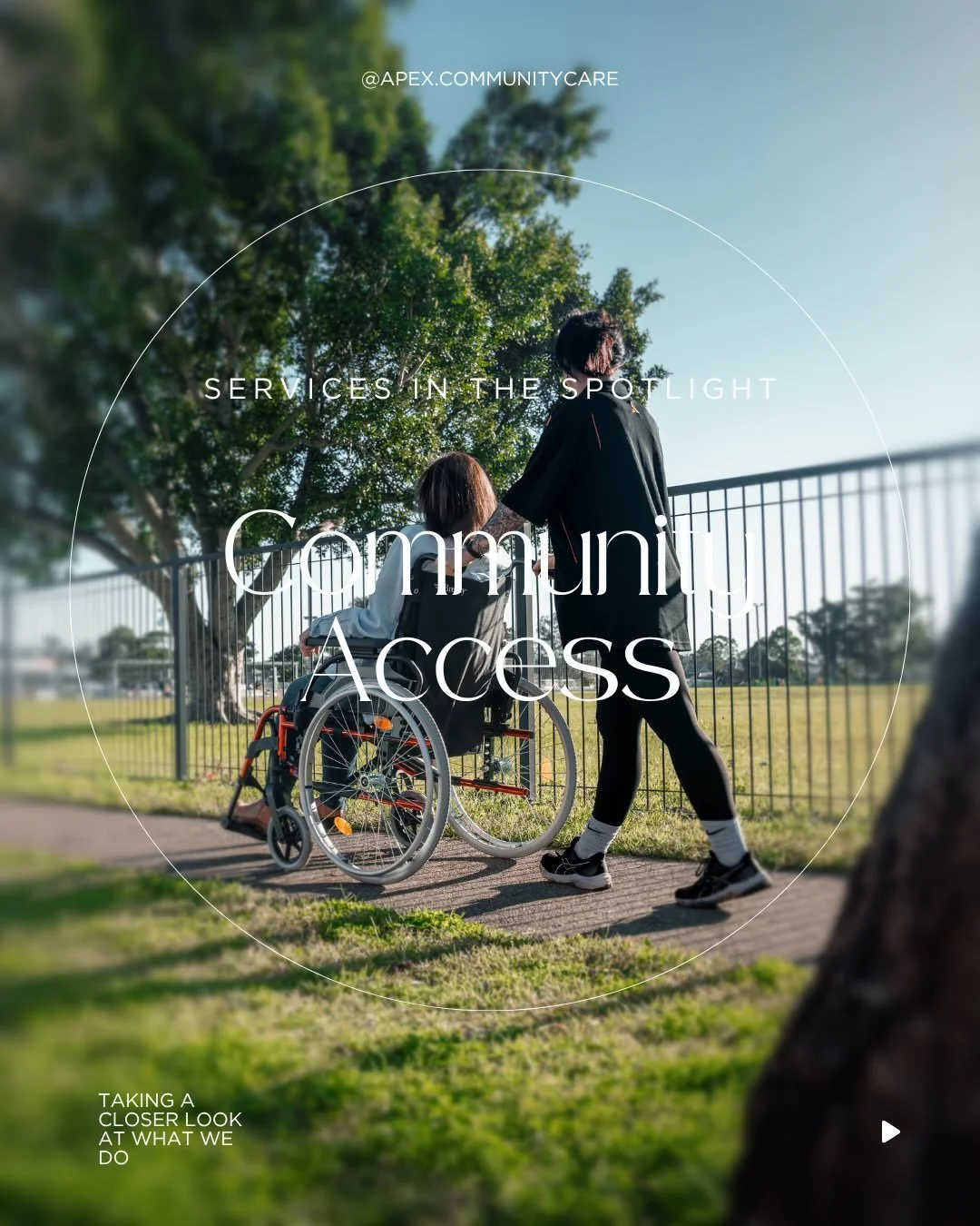🔦 Services in the Spotlight 🔦

Day one - Community Access 🚗🏙️
A term you&rsquo;d have heard many times, but what does &lsquo;Community Access&rsquo; really look like? And how could it work for you? 

#CommunityAccess #ApexCommunityCare #NDIS #Sup