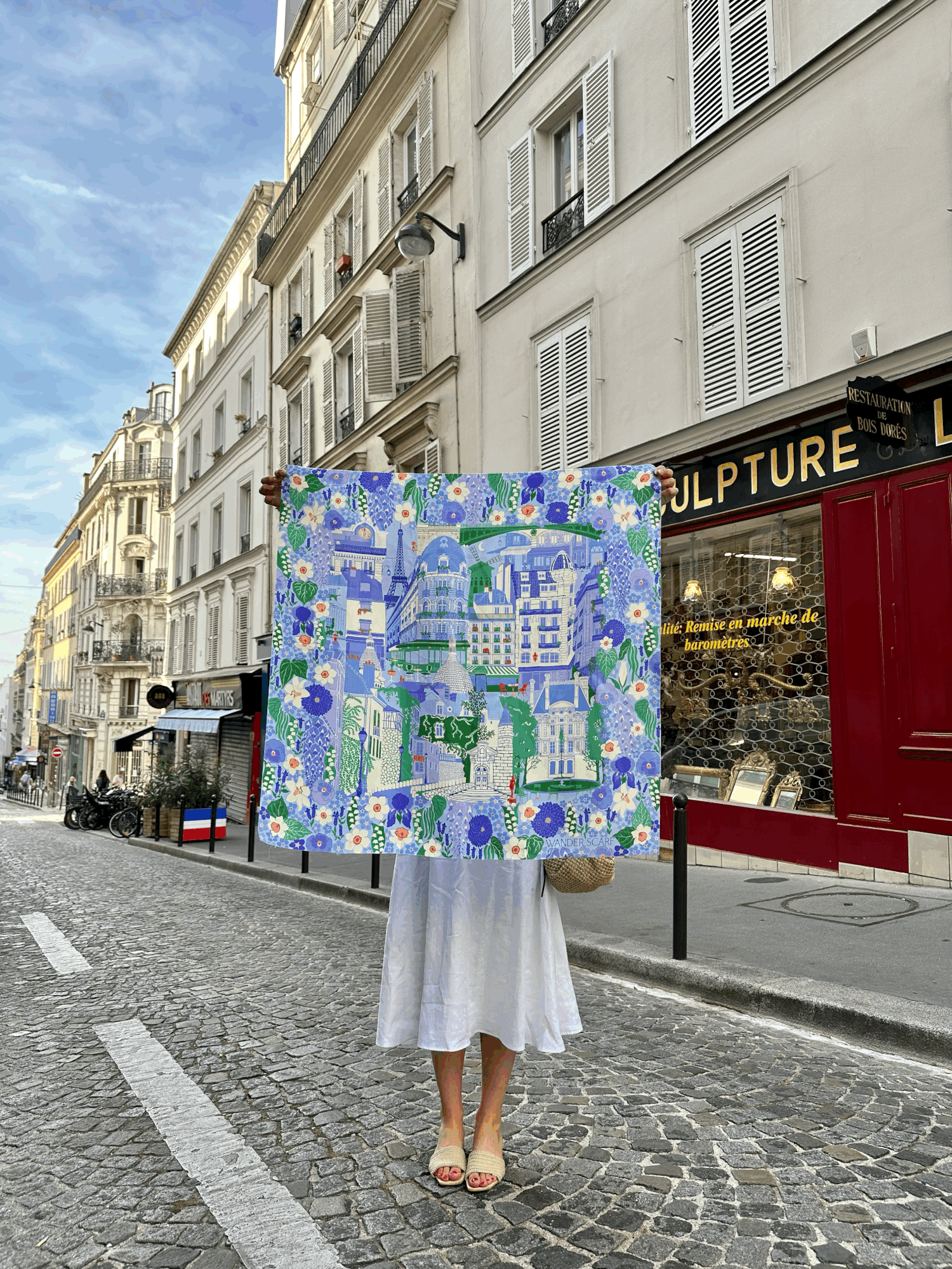 San Miguel de Allende, Mexico 36x36 Silk Scarf — Wander Scarf
