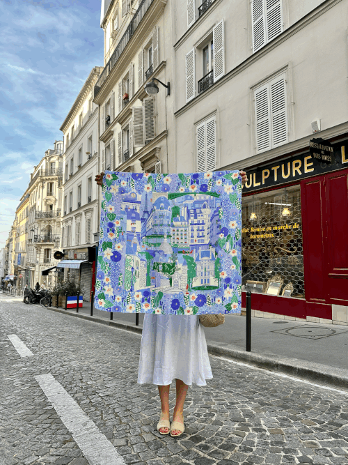 San Miguel de Allende, Mexico 36x36 Silk Scarf — Wander Scarf