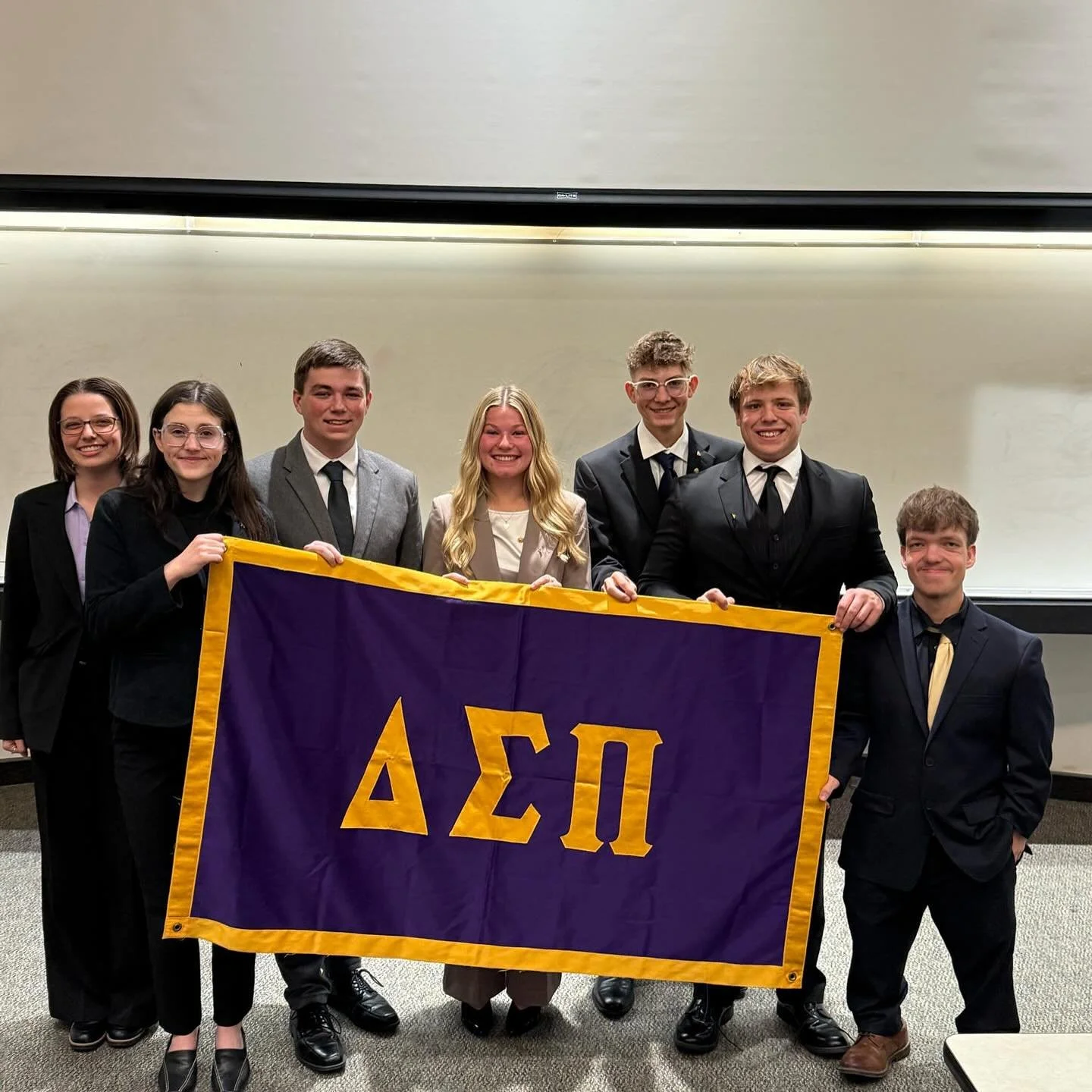 Proud to officially welcome our newest members to Delta Sigma Phi! 

Congratulations brothers, we are excited to see what you&rsquo;ll bring to the chapter ⭐️