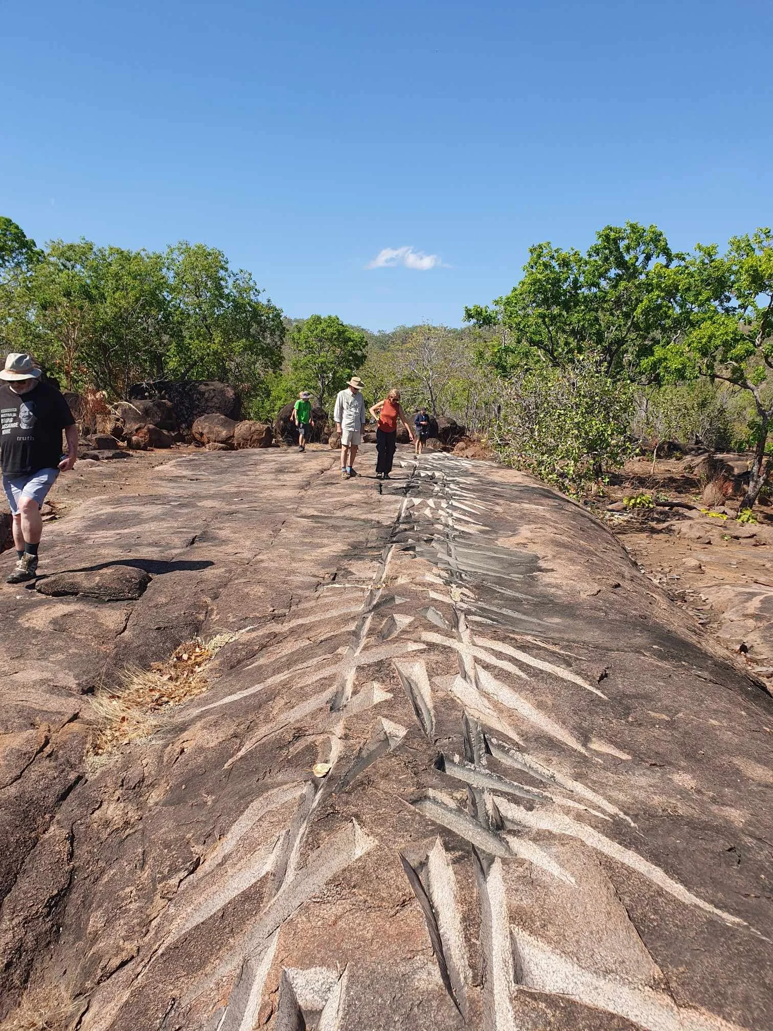 Kapalga Travel one day tour to Kakadu National Park to visit the Rice Engravings.
