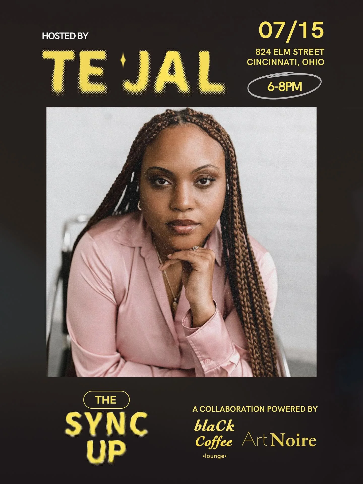 🎤✨ Culture curator. Media maven. Storytelling powerhouse. Te&rsquo;Jal Cartwright is the voice of a new creative wave&mdash;and she&rsquo;s bringing that energy to The Sync Up as our host.

As the visionary behind What&rsquo;s the Biz, @tejaljarrae 