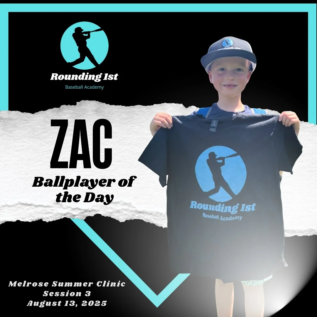Ballplayer of the Day: Zac ⚾🔥

Zac brought his usual great personality and contagious energy to the field today &mdash; the kind that lifts up every teammate around him. 💪

In one moment that stood out, another player accidentally threw an errant b