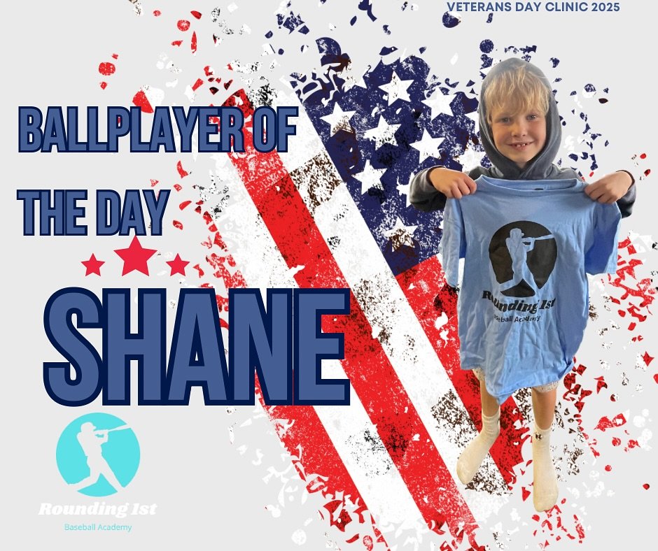 💥 Ballplayer of the Day: Shane! 💥

One of the youngest at our Veterans Day Clinic &mdash; but you wouldn&rsquo;t know it by the way he played. ⚾️ Shane stood out with his fearless effort and relentless work ethic.

He wasn&rsquo;t afraid to lay out