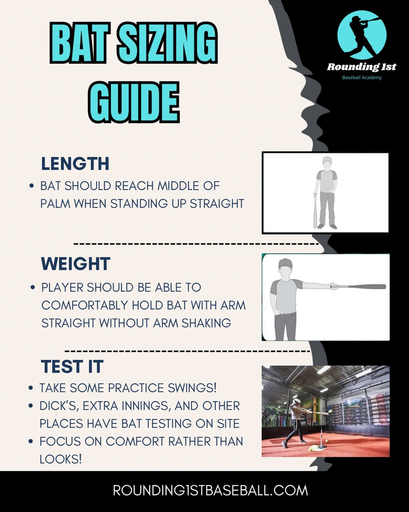Been getting this question a ton lately: &ldquo;What size bat should we get?&rdquo; With so many of our players putting a new bat on their Christmas list, it&rsquo;s the perfect time for a quick sizing reminder! 🎄⚾️

Remember &mdash; not all -10 bat
