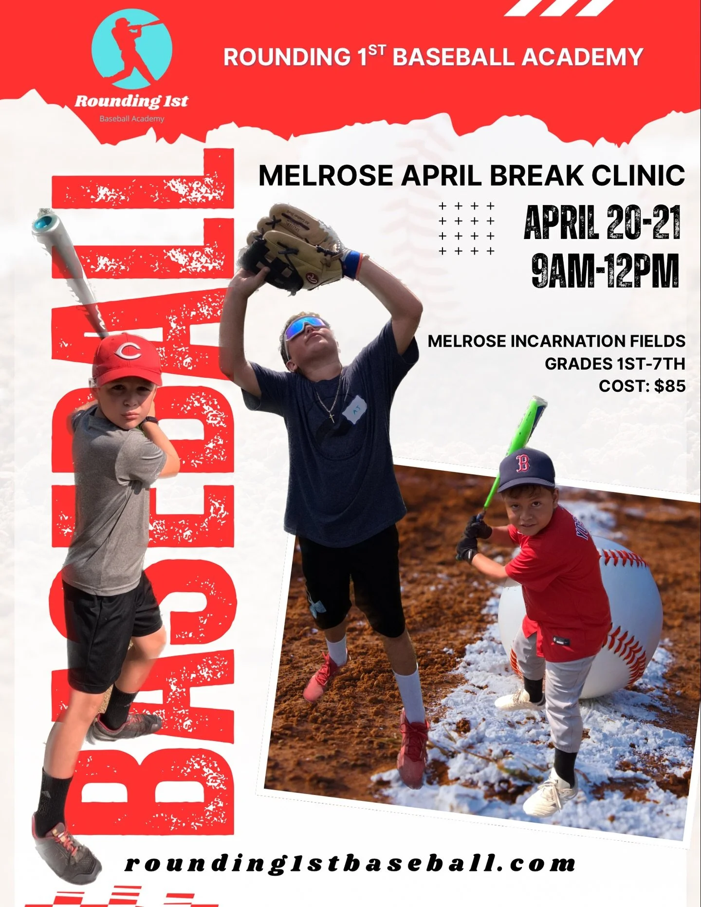 Registration is open for our Melrose April Break Clinic! For the 3rd year in a row, we're heading back to the Inc for another action-packed session of drills &amp; games designed for young athletes. Visit our site to secure your spot!