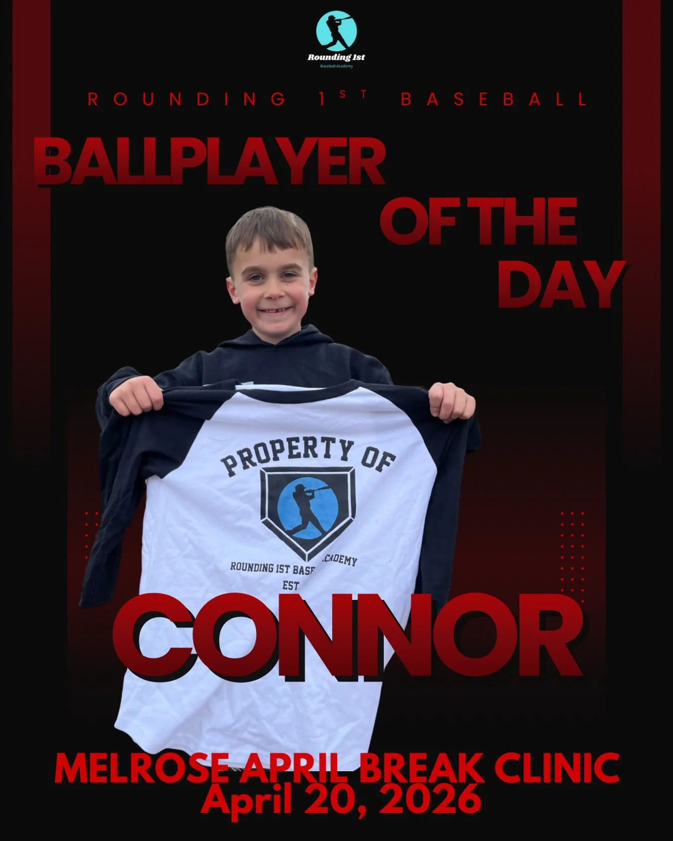Ballplayer of the Day: Connor 👏⚾️

As one of the youngest in the group, Connor showed exactly what it means to be a great teammate. Patience, leadership, athleticism, and elite listening skills &mdash; all on display today.

When his group was playi
