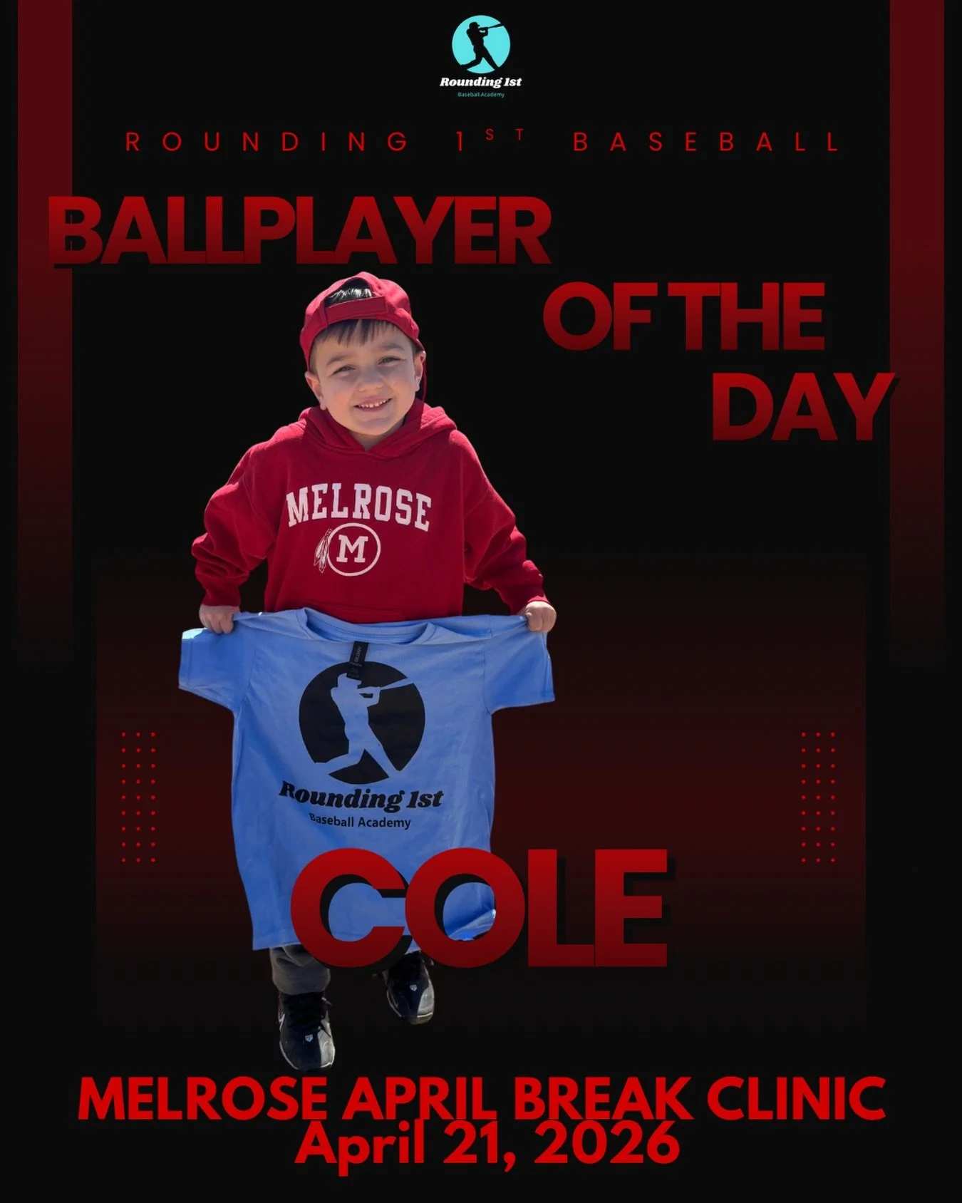 ⚾️ Ballplayer of the Day: Cole ⚾️

Cole might have been one of the youngest campers out there today, but you never would&rsquo;ve guessed it based on the impact he made.

From the second he stepped on the field, it was clear&mdash;he was having an ab