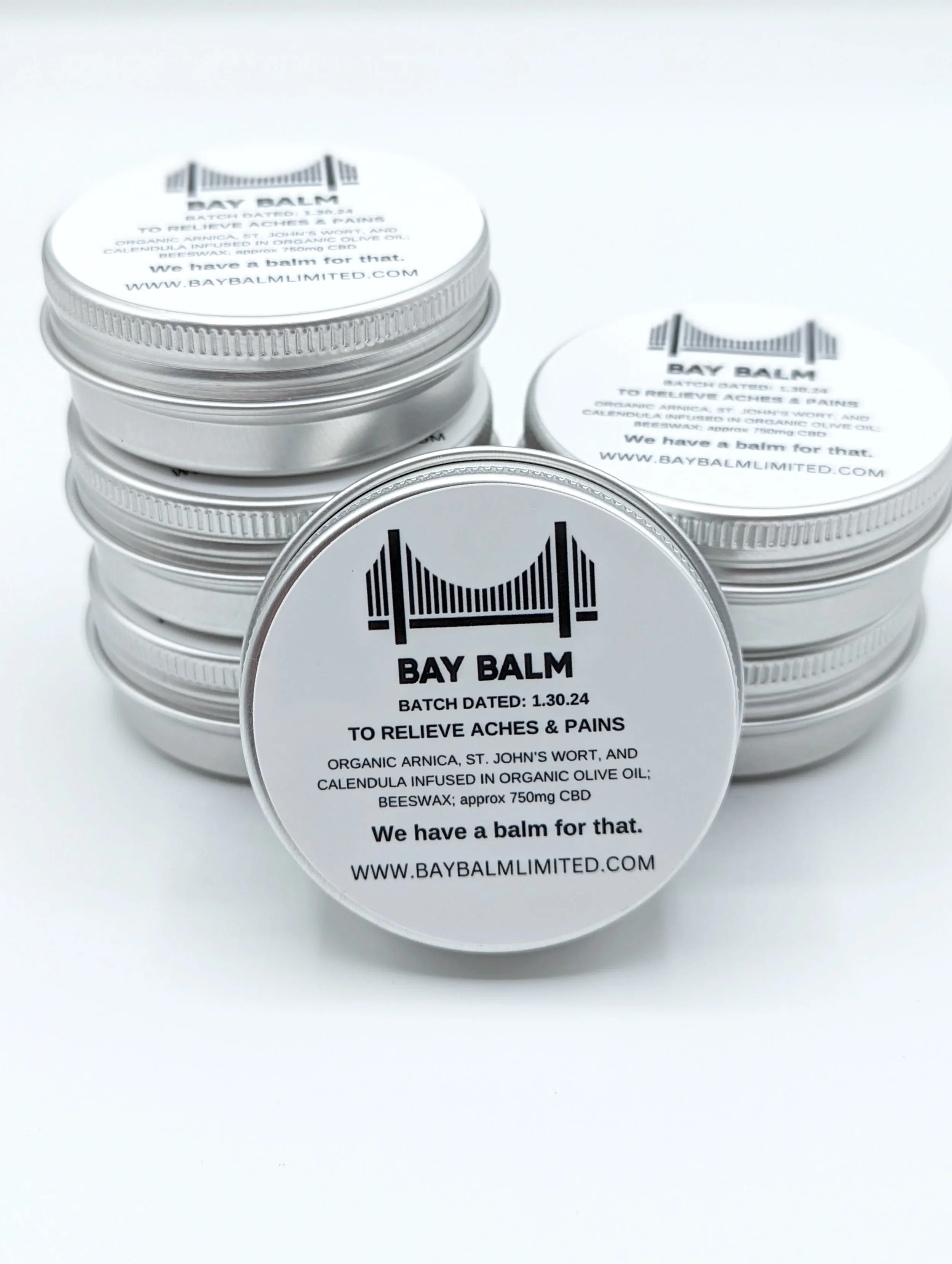baybalm 750mg CBD, best cbd balm, best cbd balm for pain, best cannabis balm, organic cbd balm