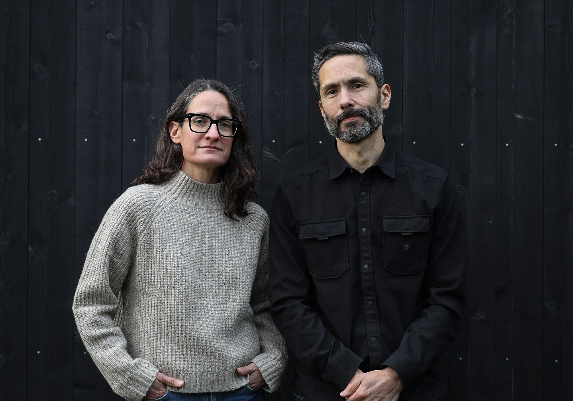 Portrait of Dawn McConaghy and Kozo Nozawa, Architect-Partners of Tokul an Architecture and Design firm in Seattle Washington