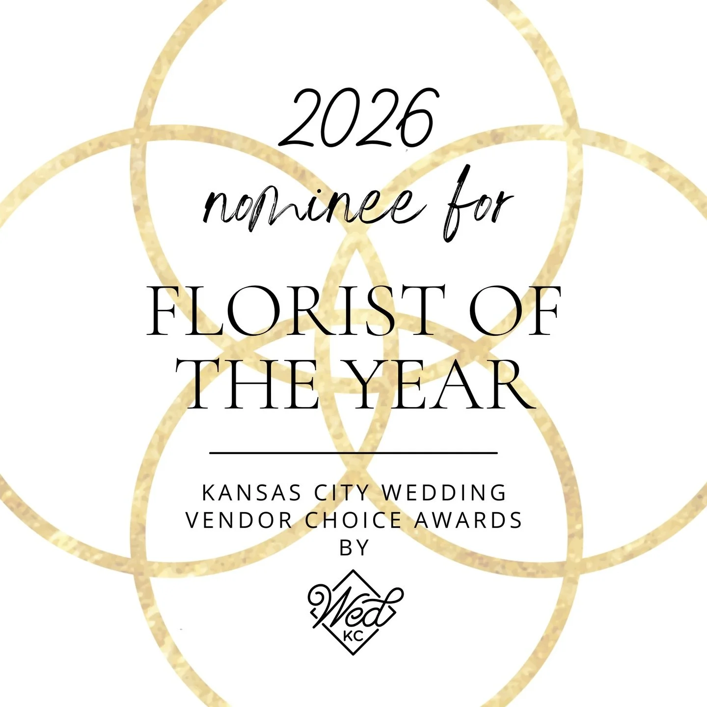 Humbled &amp; full of gratitude to be nominated for two awards this year!  To the wonderful vendors who voted, thank you for seeing my work &amp; supporting my craft.  Your recognition is such a gift 🥹