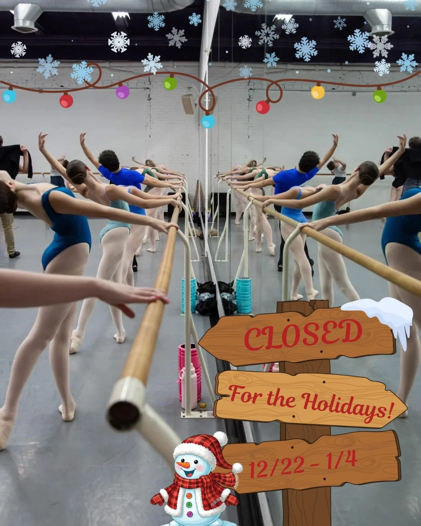 🎄❄️ Winter Break! ❄️🎄 

Our building will be CLOSED from 12/22 to 1/4 as we celebrate the holidays! Take this time to rest, recharge, and enjoy the season with your loved ones. We&rsquo;ll be back in action soon, see you in the new year! 🌟 

#Wint