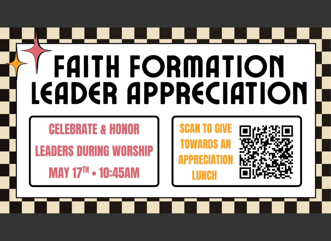 Faith Formation Leader Appreciation