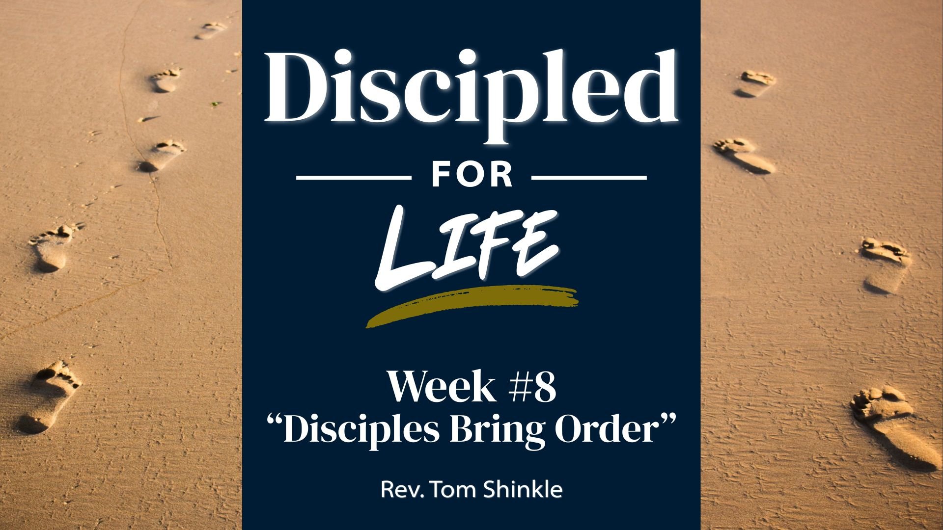 Disciples Bring Order
