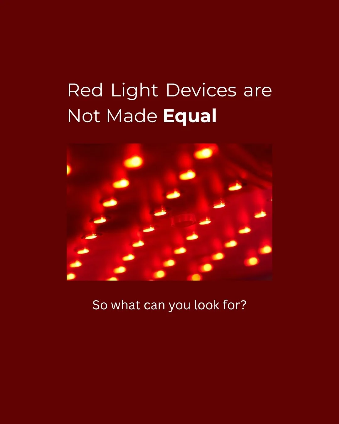 With hundreds of red light therapy devices now available.. how do you scan through the ones that are actually going to work and change your skin?

Here&rsquo;s a few vital factors to look at when researching a home led mask. 

💥 www.kurated.au/shop 