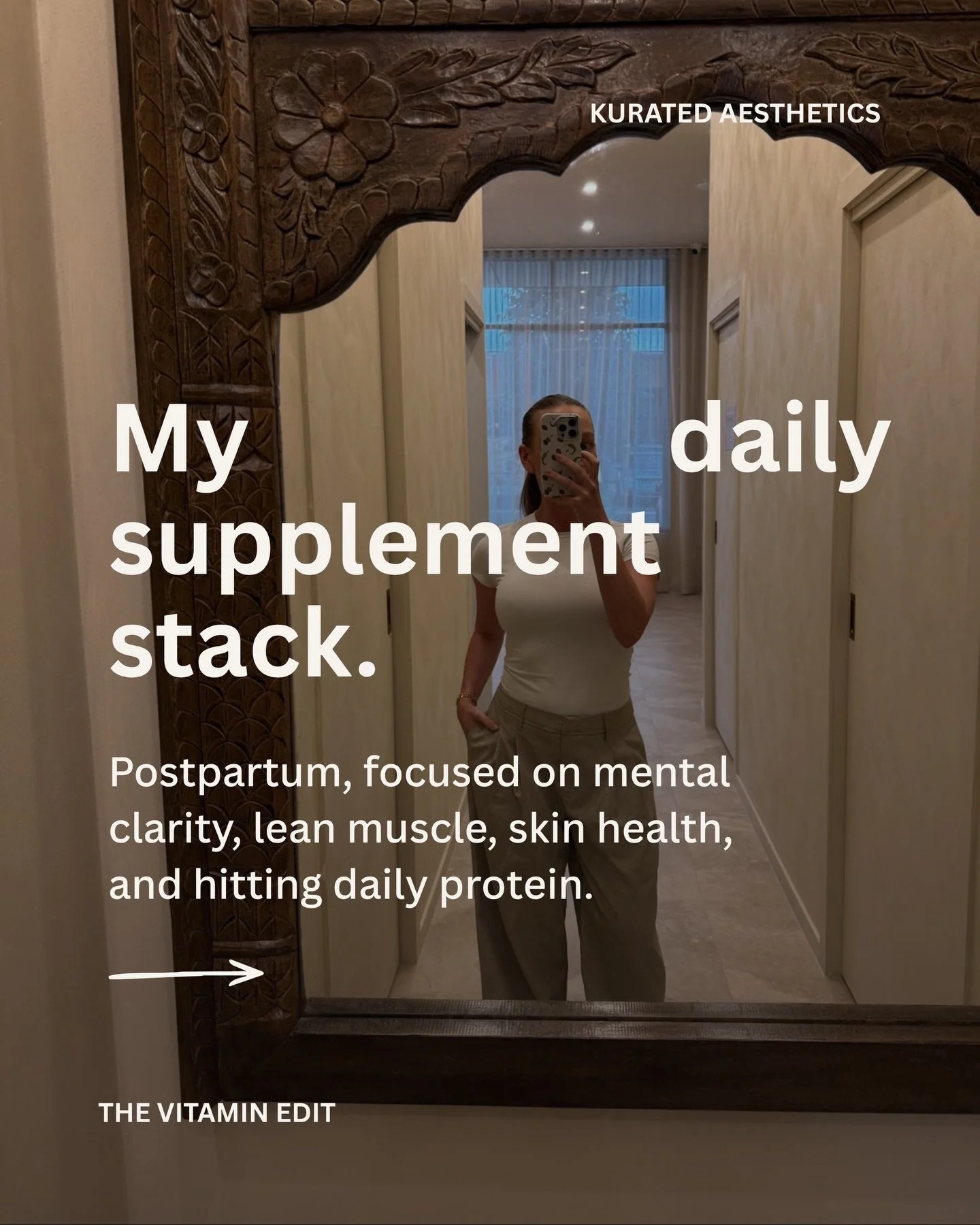The common question I get asked: what supplements do you actually take?

Here is the honest answer:

Sodi Electrolytes and Creatine before my morning coffee, for cognitive benefits but also maintaining lean muscle. Unflavoured Marine collagen in my c