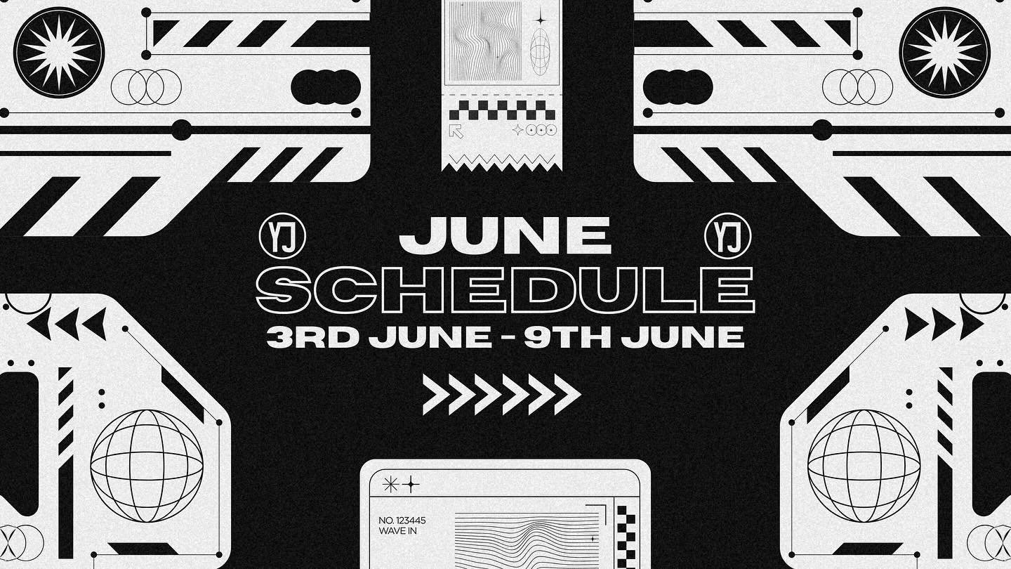 📌WEEKLY SCHEDULE | 3rd June -9th June✨

▶️Monday 
- 5-7pm: 5th rehearsal of &lsquo;HEYA&rsquo; Teens SP 
- 7:30pm: K-POP Beginners Class w/ @_alishamore 

▶️Tuesday 
- 5-7pm: First Rehearsal of &lsquo;Untouchable&rsquo; SP 
- 7:30pm: Hip-Hop Foundat