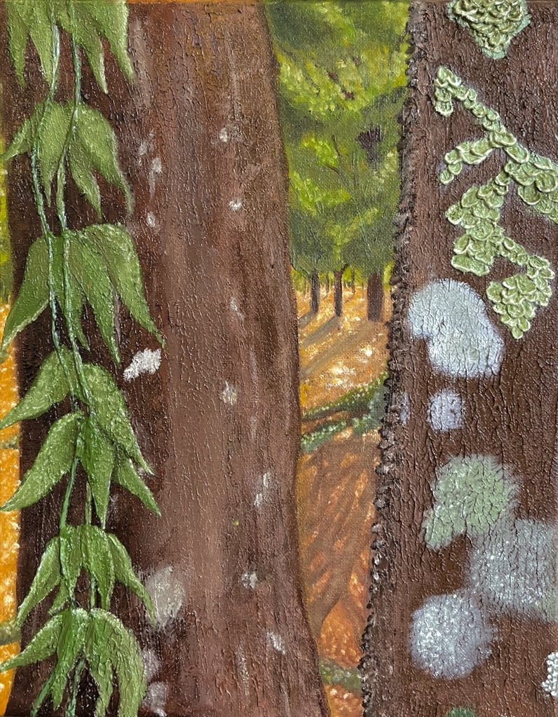 Beyond The Split - Created with oil paint.