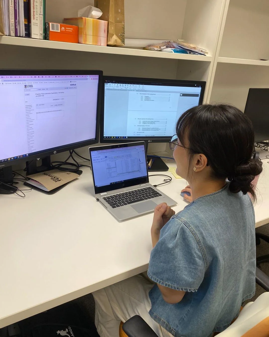 Huge congratulations to Xuehua Jin on submitting her PhD: Exploring milk composition and maternal factors in women with low milk supply. Your dedication and hard work inspire us all. Here&rsquo;s to a bright future ahead! 🎉 Congratulations!