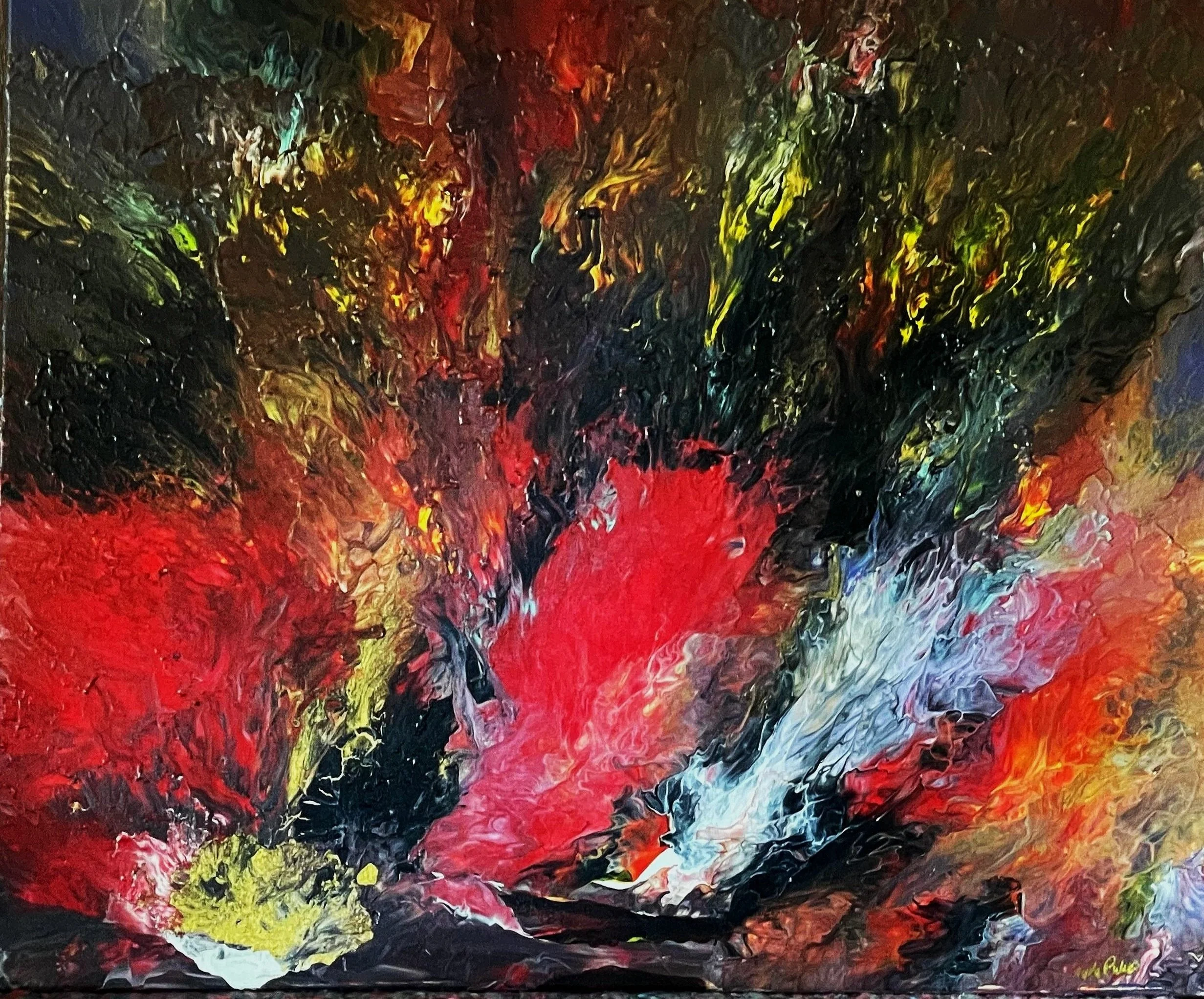Boodja Karl acrylic on canvas 60 x 50 cm