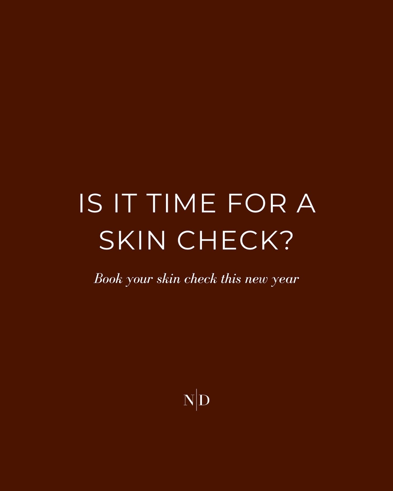📅 New year, new skin goals! 📅
If you&rsquo;ve noticed spots, moles, or other skin changes, make 2025 the year of proactive skin health. Book in with Nova Dermatology for a comprehensive skin check &mdash; because peace of mind is priceless.