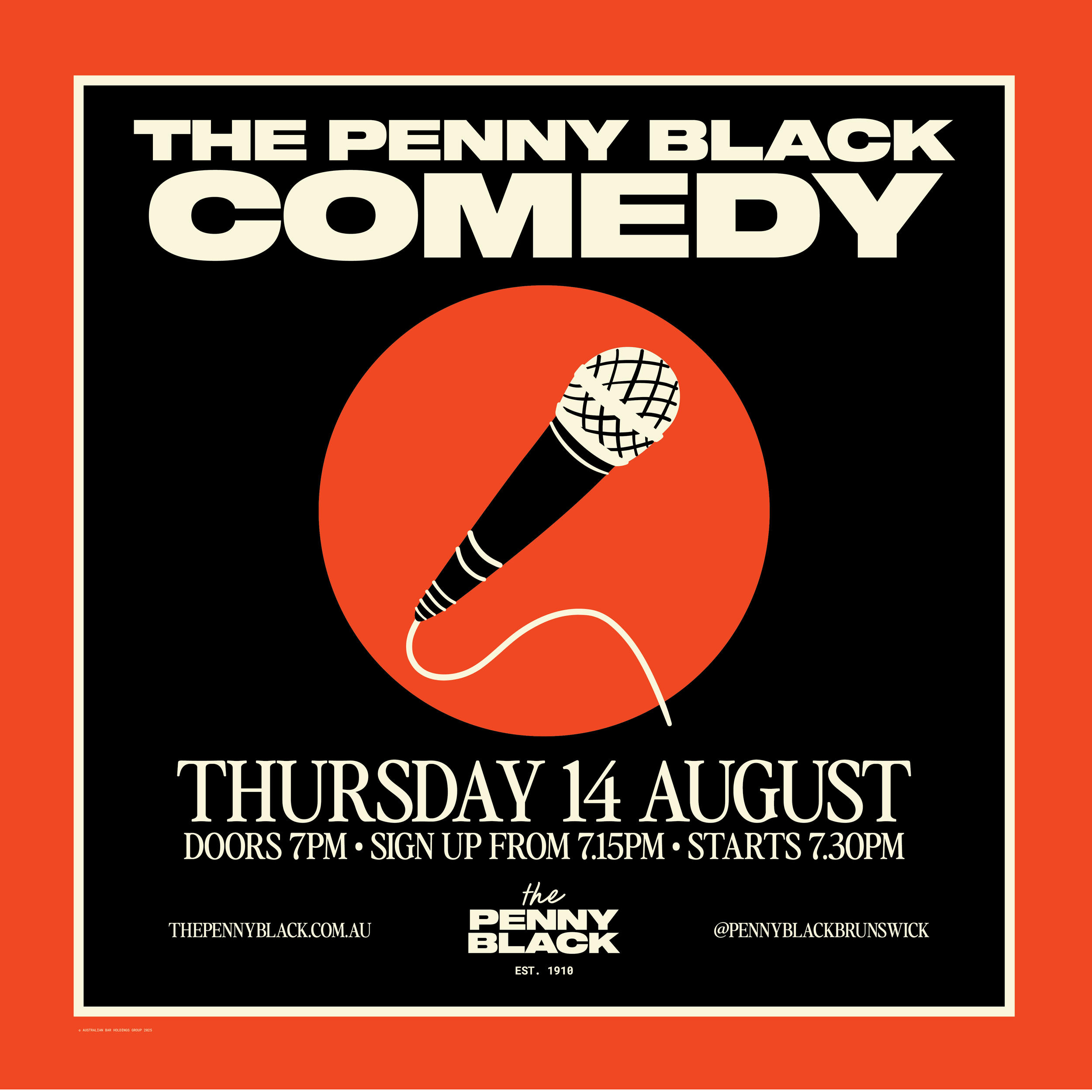 THE PENNY BLACK COMEDY NIGHT