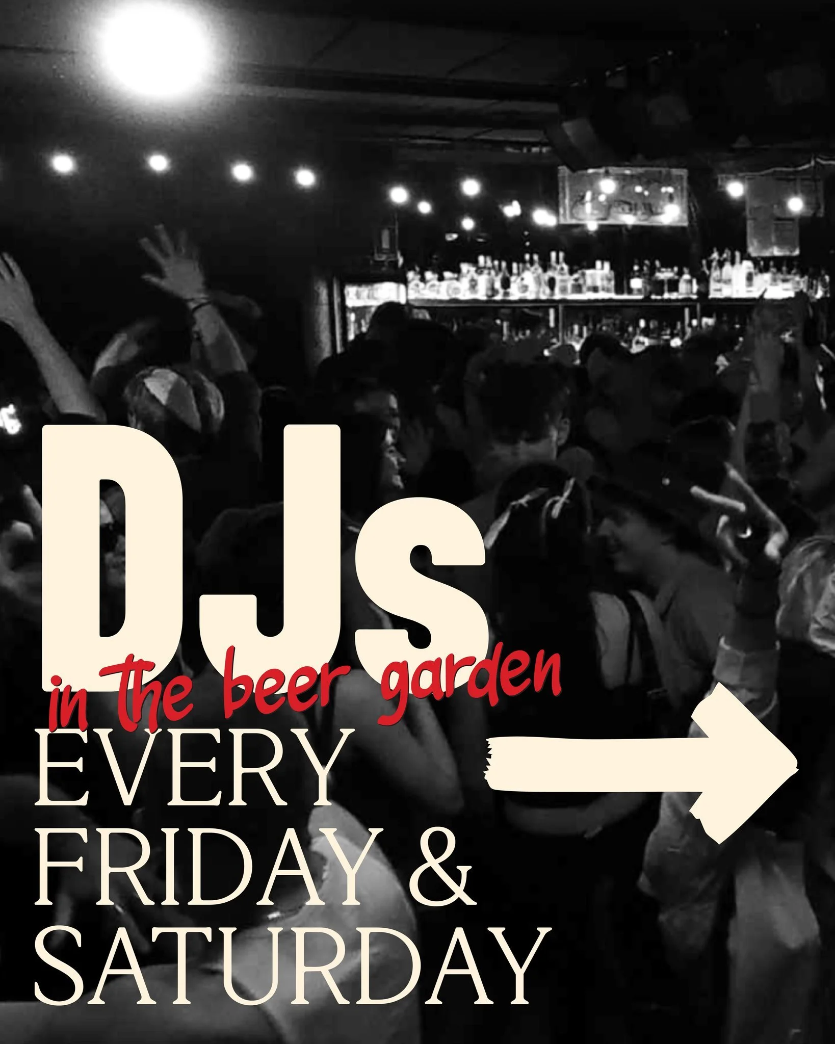 Are you partial to a good time? Well, you've come to the right place.
We're turning weekends at The Penny Black into Brunswick's worst-kept secret, and you're all invited. 🎉

Join us in the beer garden every Friday &amp; Saturday night for local DJs