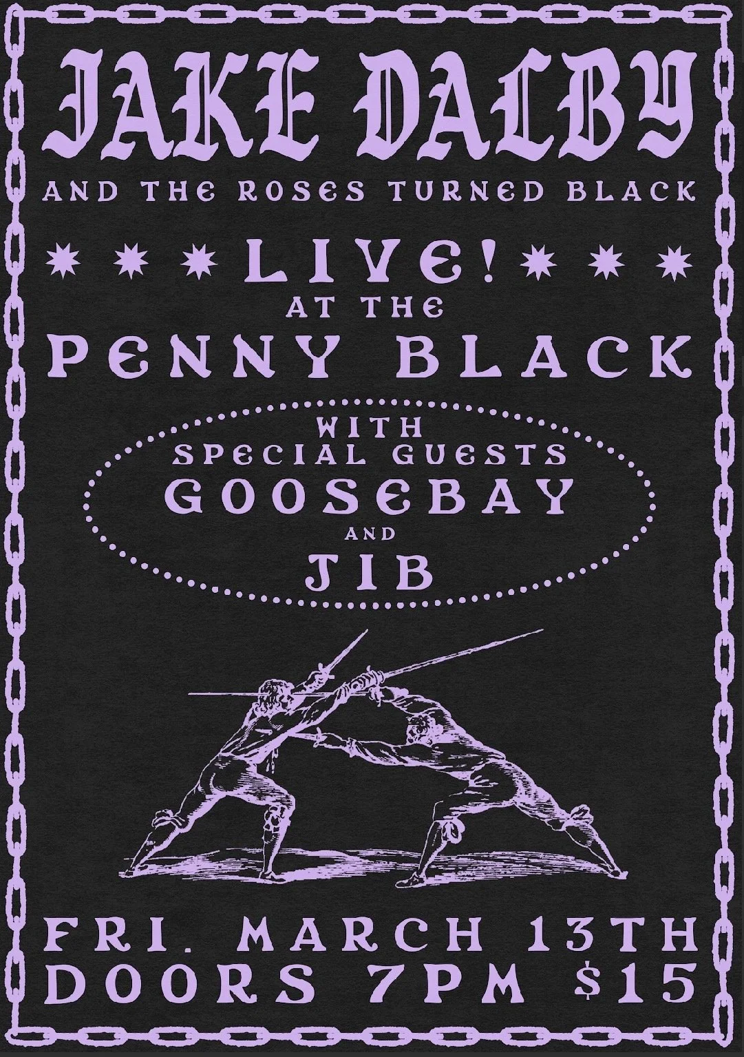 Jake Dalby and The Roses Turned Black