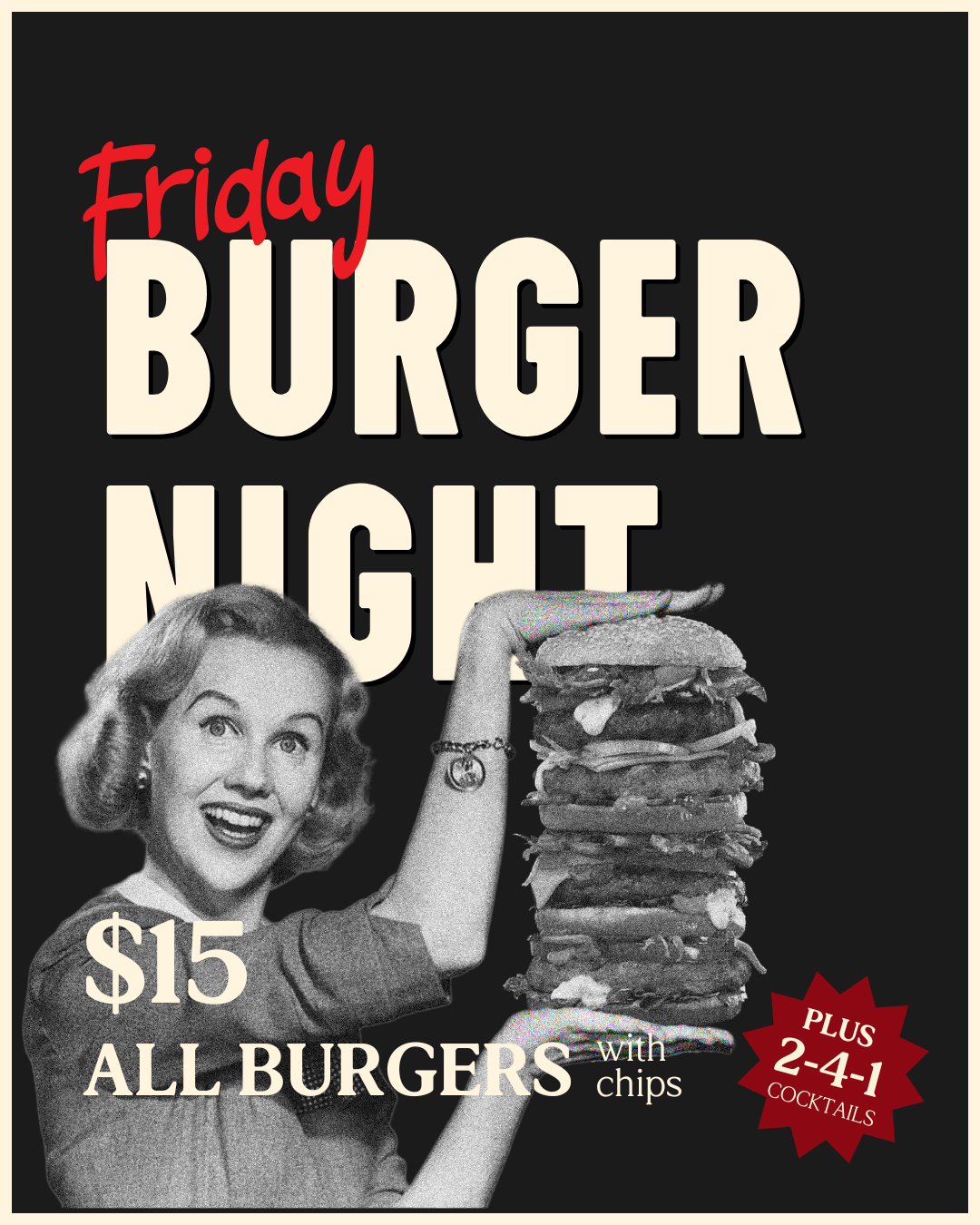 Friday Burger Night