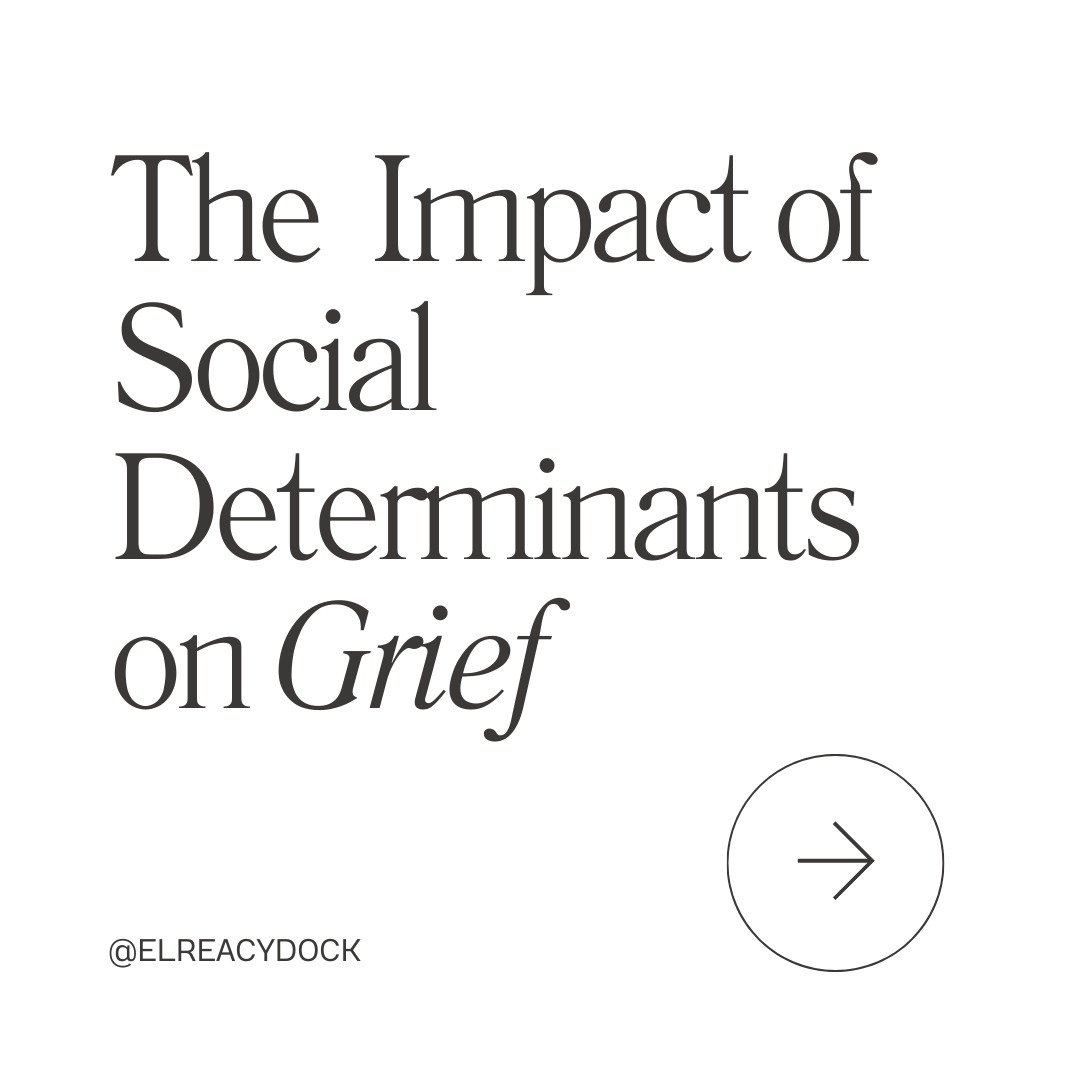 Several social determinants can impact grief in various ways, influencing how individuals experience and express their grief. Individuals from undervalued and disadvantaged social groups are often faced with barriers that prevent them from having acc