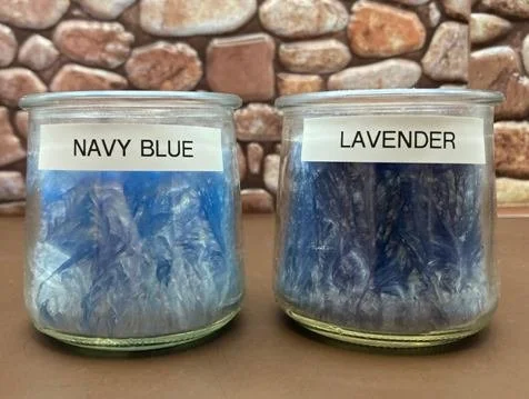 Navy Blue and Lavender color picture