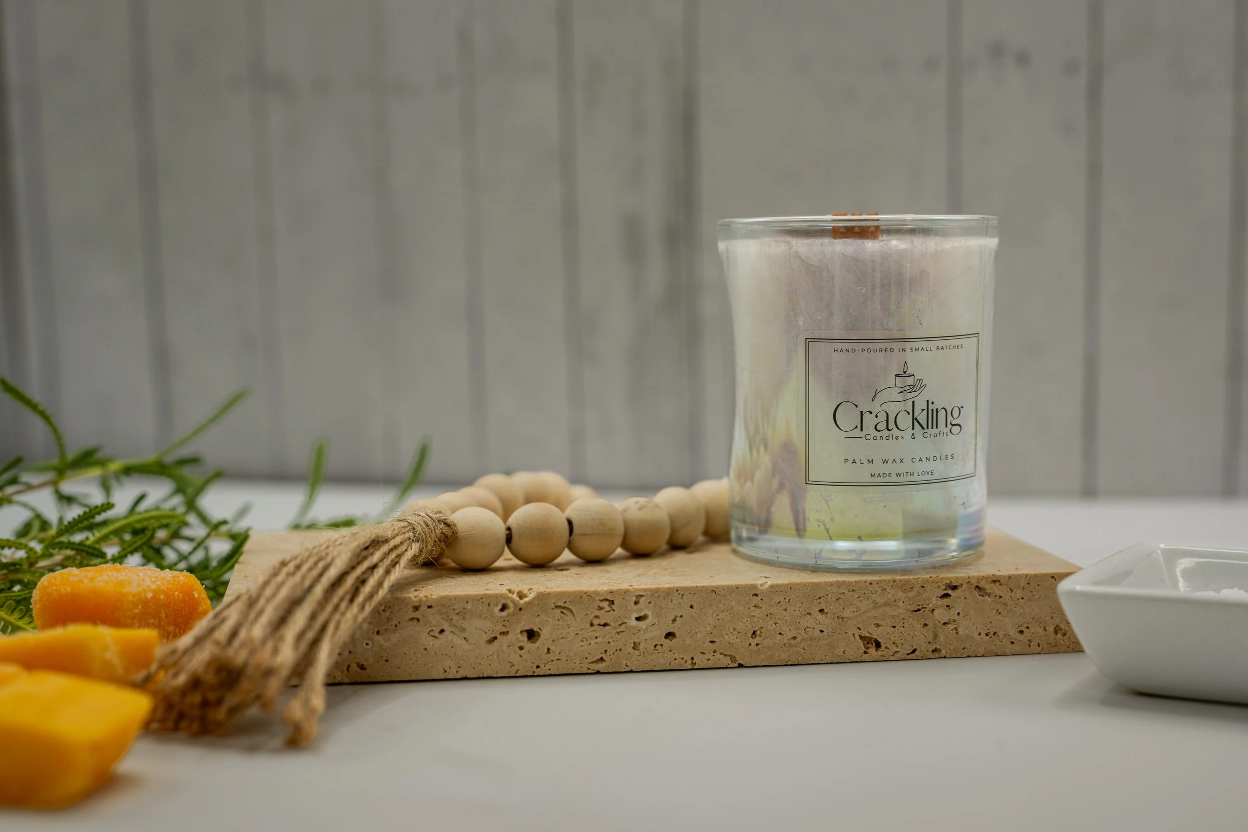 6 oz Island Mango Palm Wax Candle
