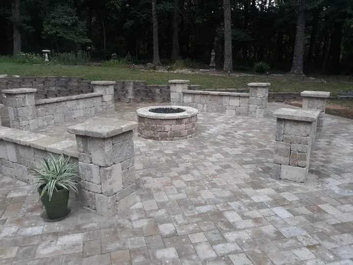 Outdoor Firepit Design, Fire Pit, Stone, Original
