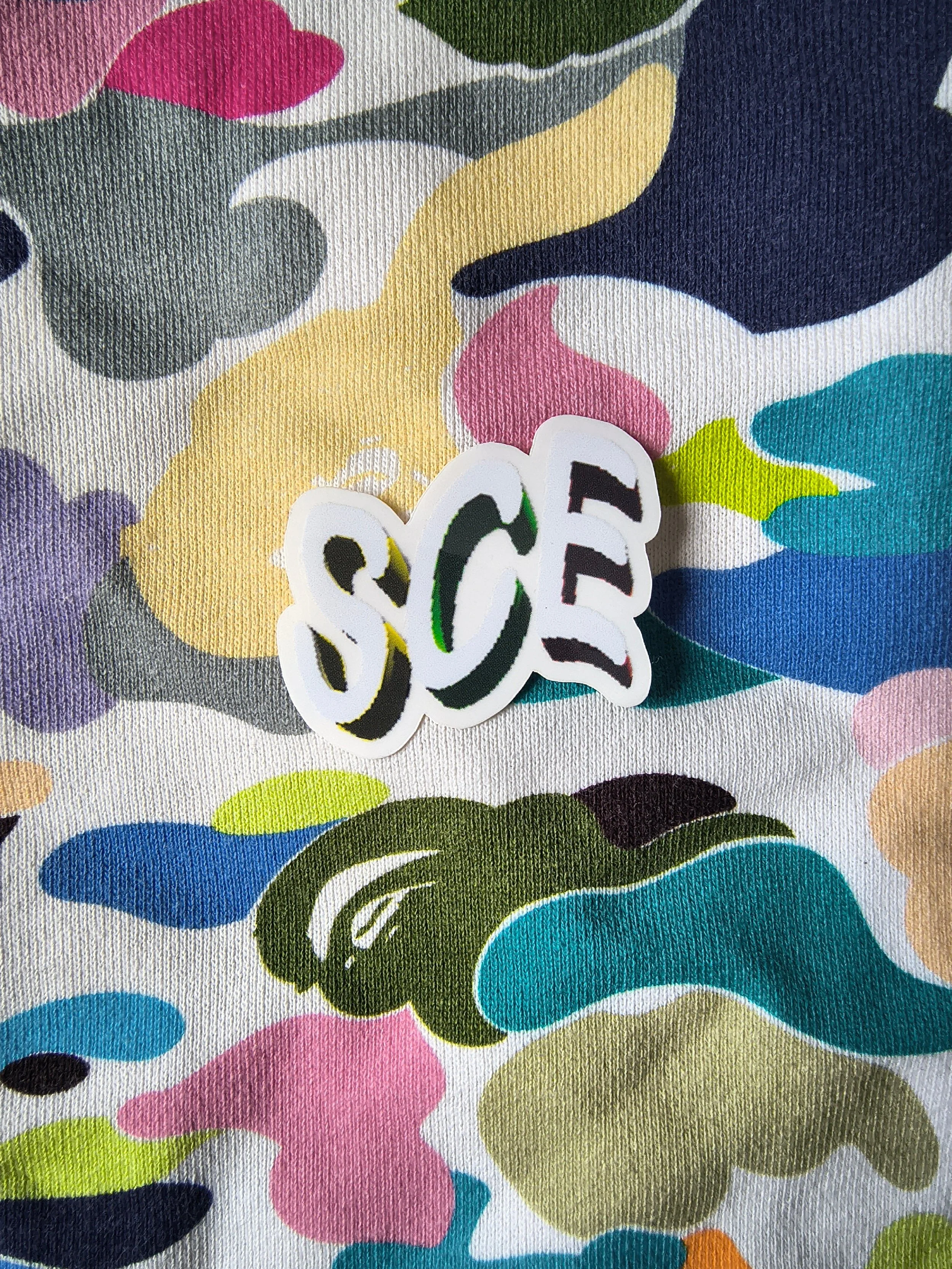 SCE Logo Transparent Sticker
