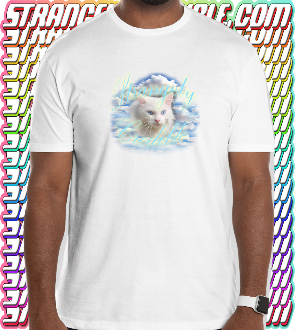 Ethereal Cat Tee - White