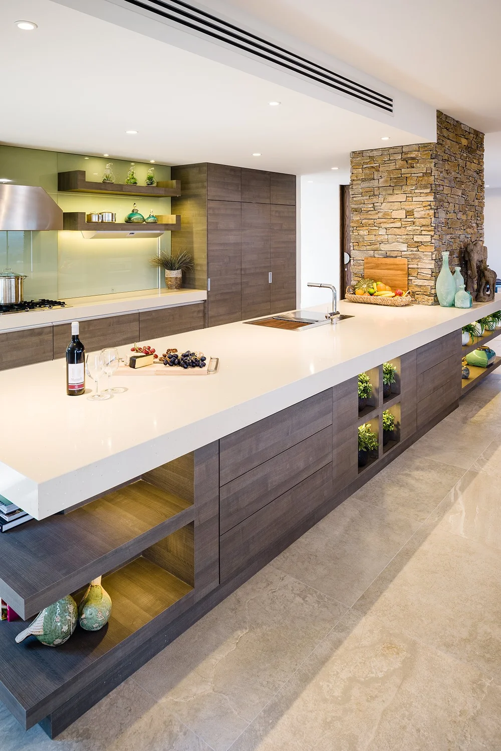 NORWICH | Mid-Century Kitchen with Stone, Timber & Marble | Smith & Smith