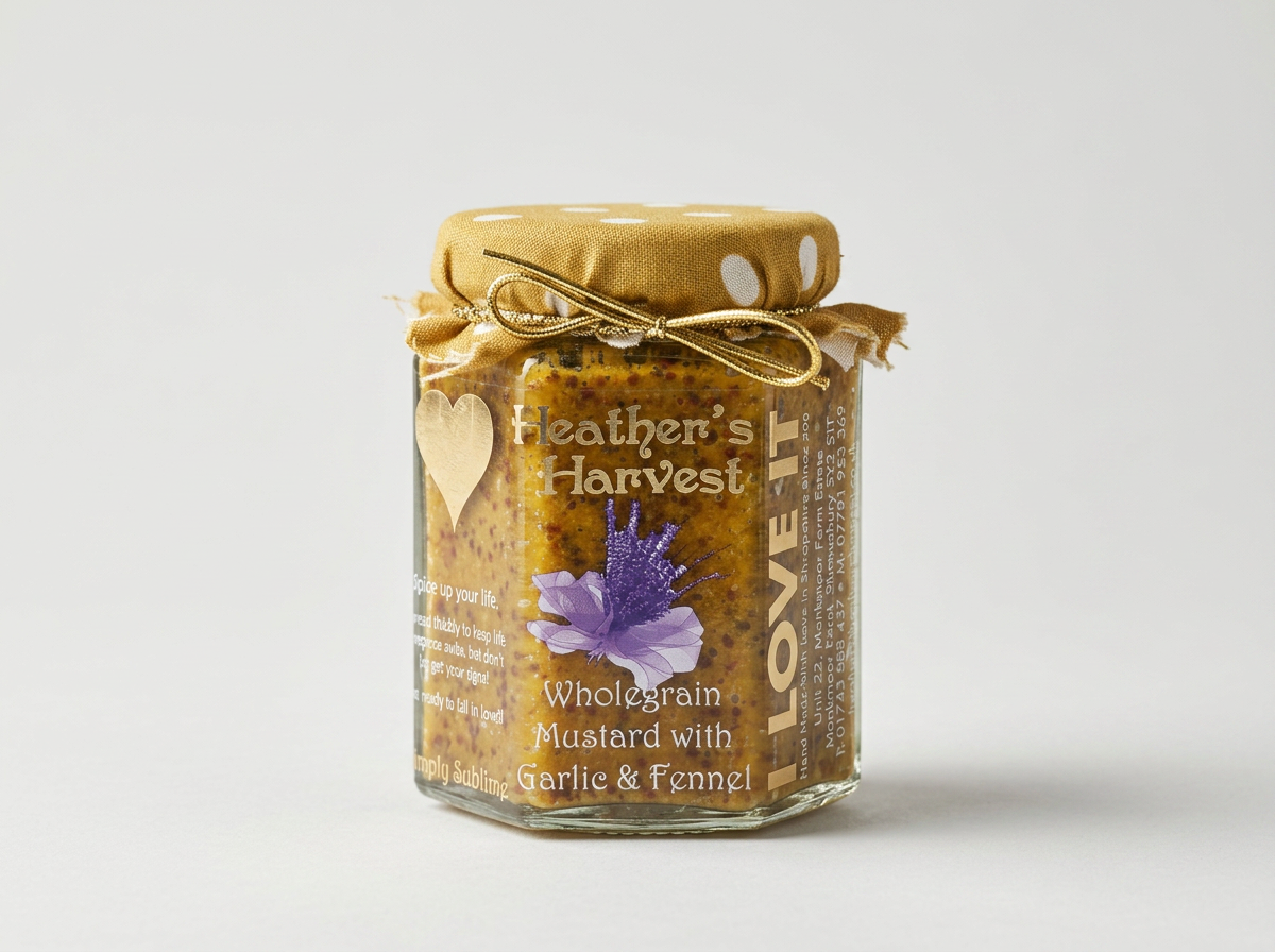 Wholegrain Mustard with Garlic & Fennel