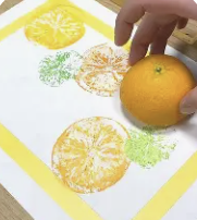 Citrus Fruit Printing