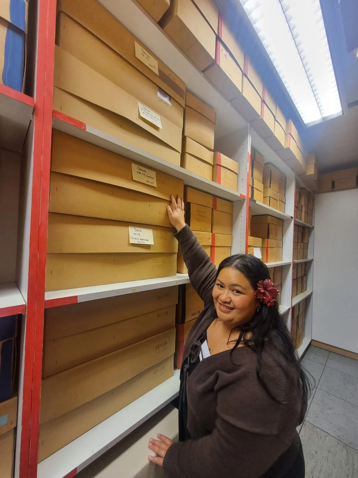 Ruby Satele Asiata at the Workshop โUncovering Colonial Collections, Enabling Reconnectionโ
