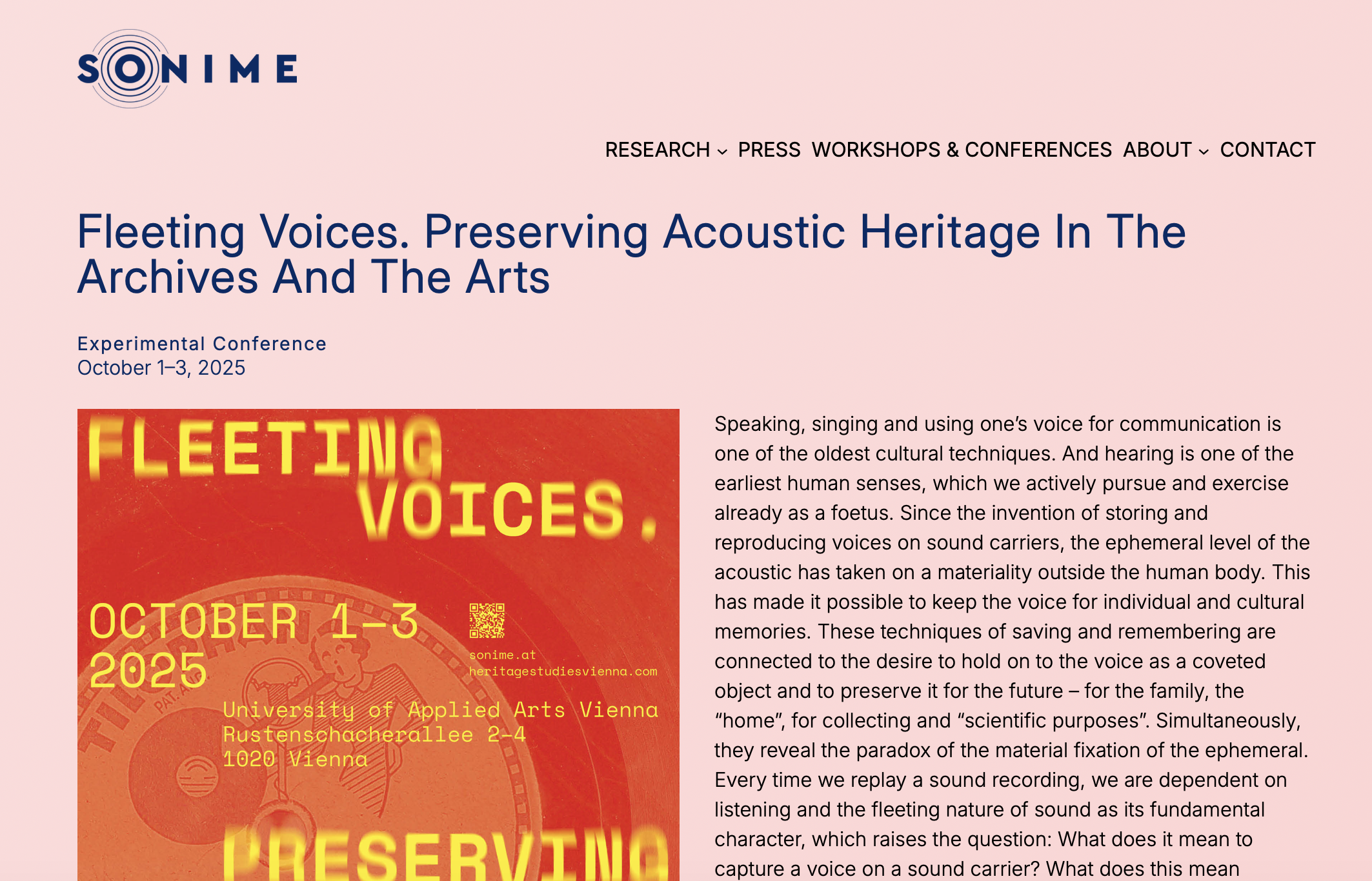 Conference Recap Now Available: Fleeting Voices