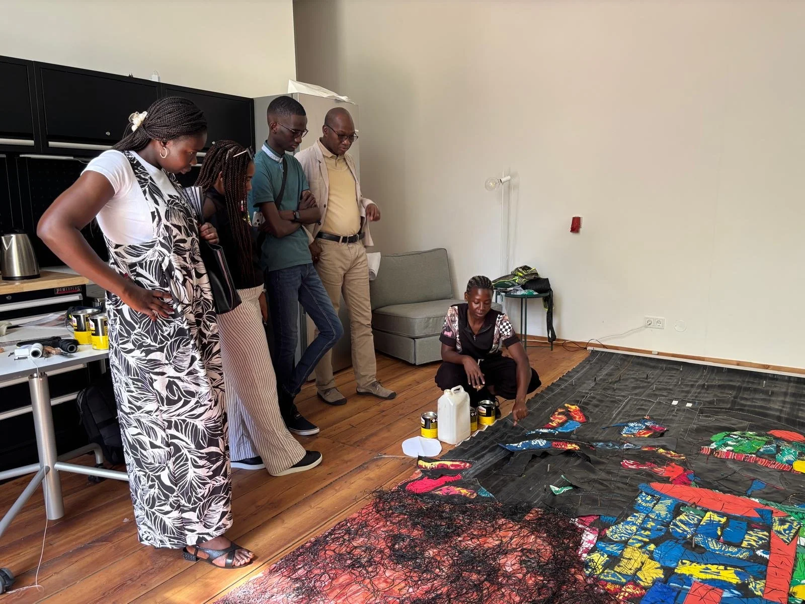 New Blog Post: Visiting Artist Njola at Her Prater Studio