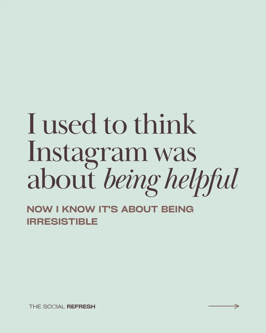 That&rsquo;s the way the cookie crumbles! 😅

Be the one person or brand in your niche that isn&rsquo;t like the rest. The one that speaks to your audience&rsquo;s inner workings. The one that understands the pain and shows them what&rsquo;s possible
