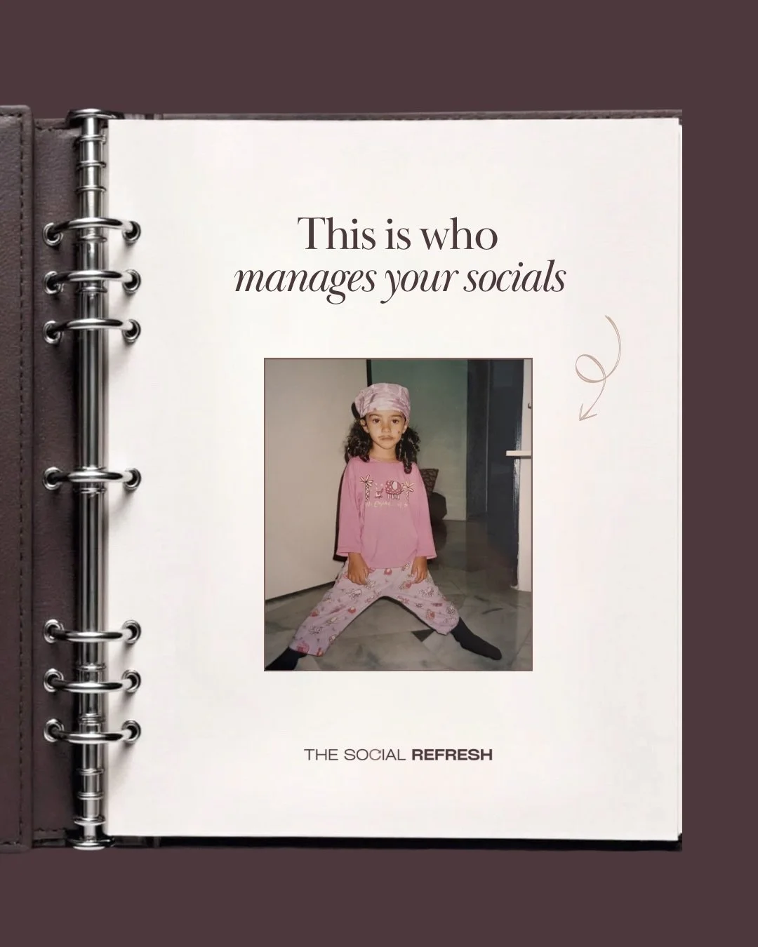 Late to the trend, but had to hop on because little me was a vibe and a half 😎🤟🏼

This is who you put your brand&rsquo;s socials in the hands of&hellip; and she takes good care of it, I promise!

#thisiswho #minime #socialmediamanager #socialmedia