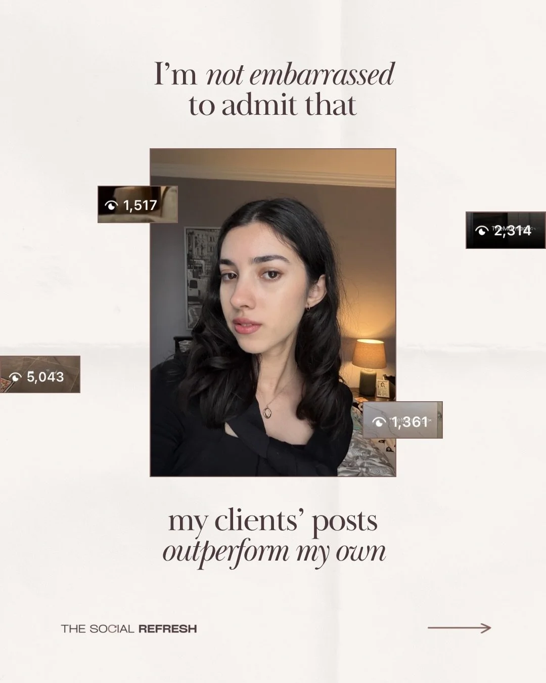 I&rsquo;ve made peace with that 🤷🏽&zwj;♀️

Because being brilliant at something doesn&rsquo;t mean you can see your own blind spots. Ask any therapist if they therapize themselves. Ask any designer if their own branding came easily. 

I don&rsquo;t