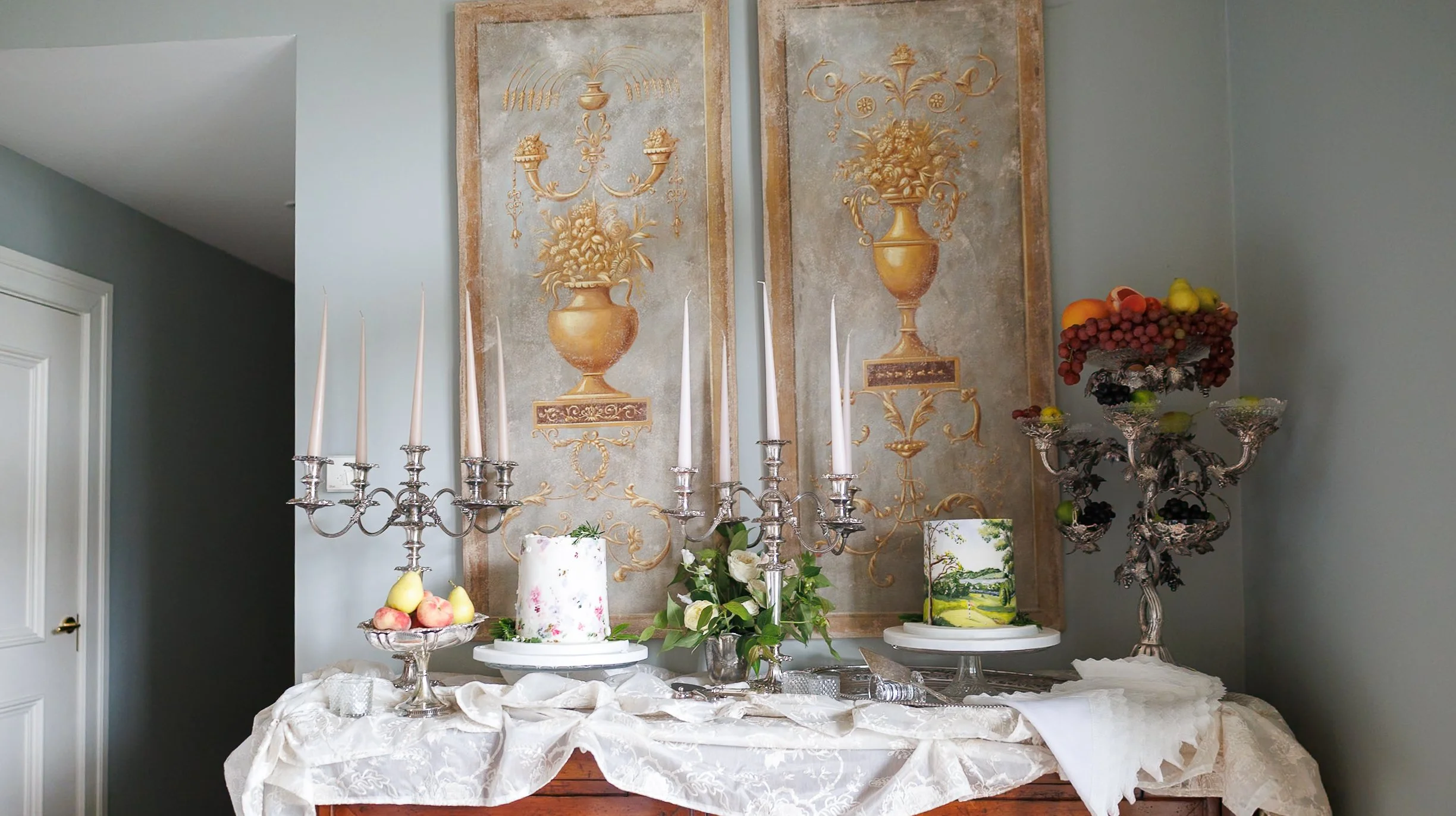 cake table wedding villa 