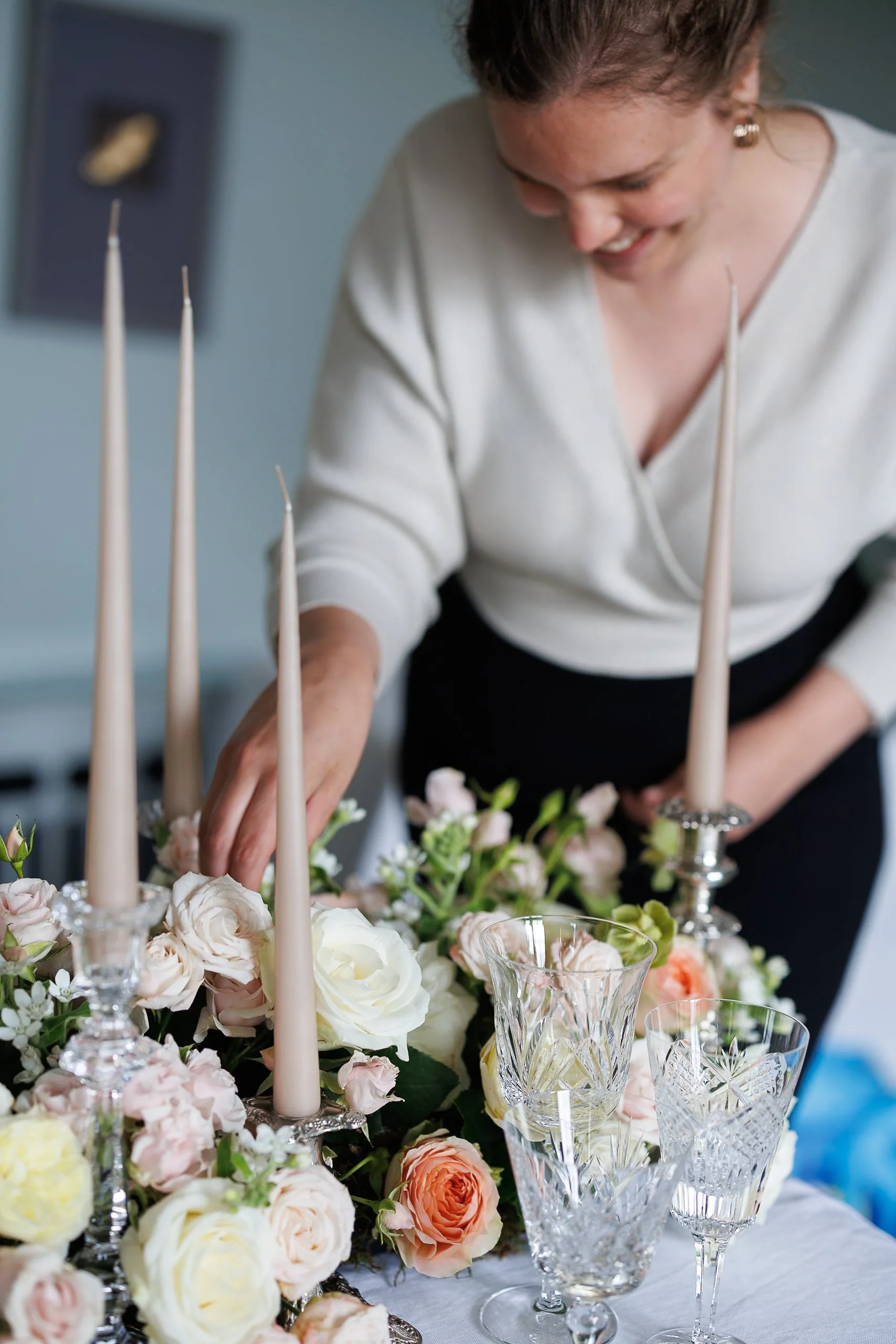 Setup Jiska Table wedding flowers