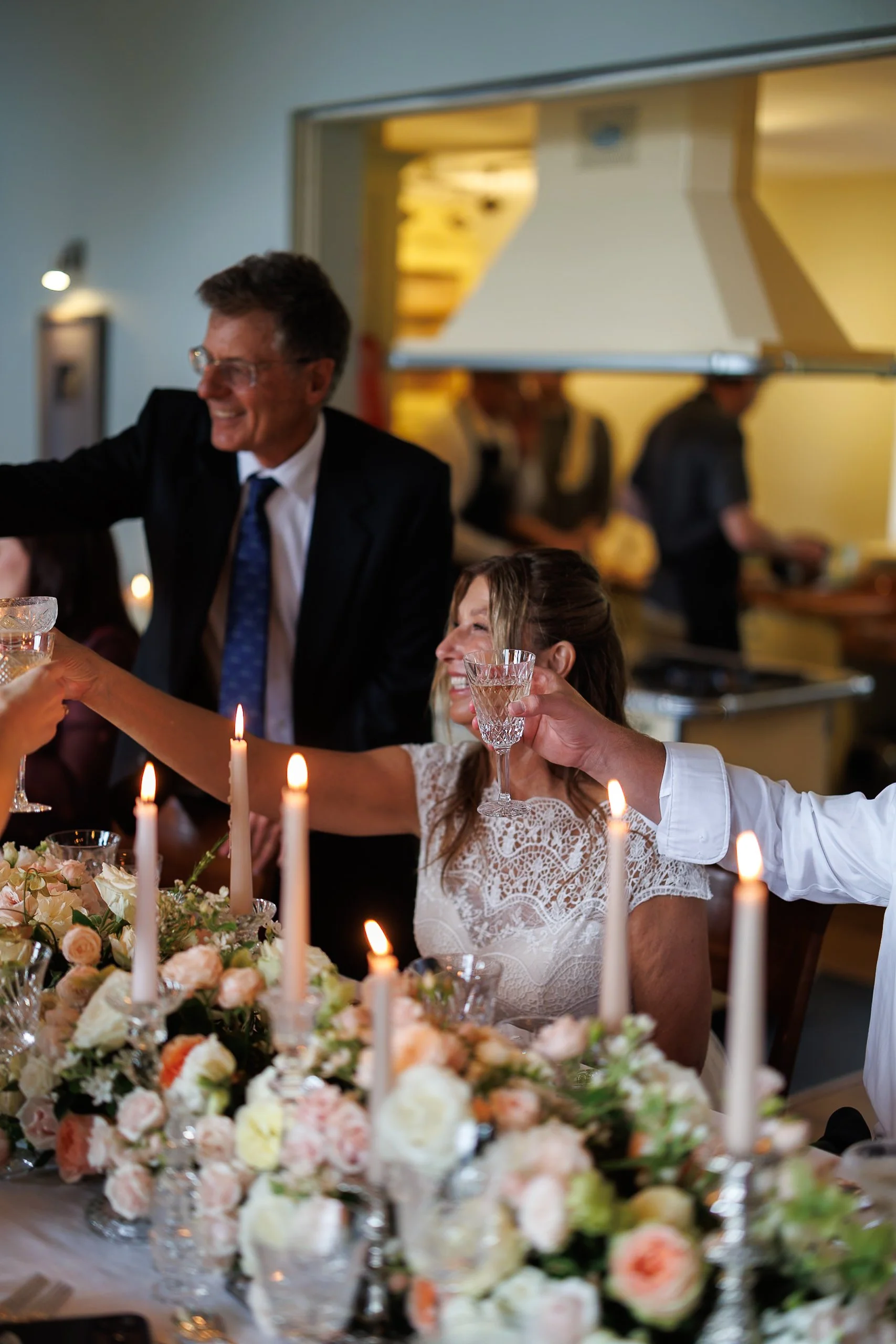 Elegant fairytale wedding dinner