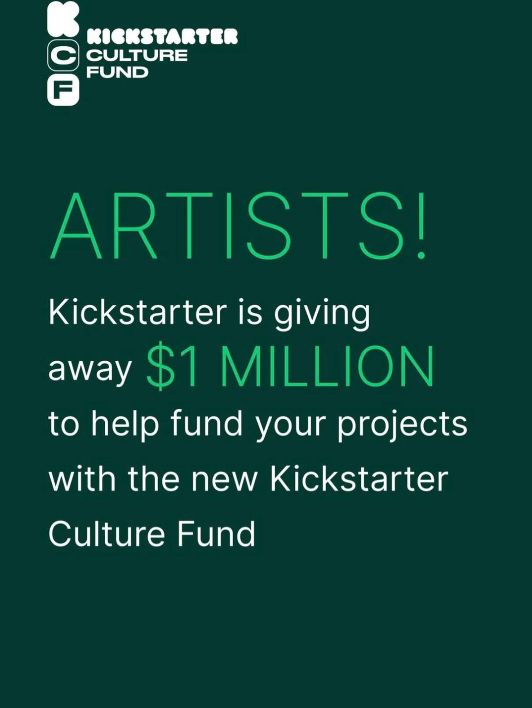 Kickstarter Culture Fund
