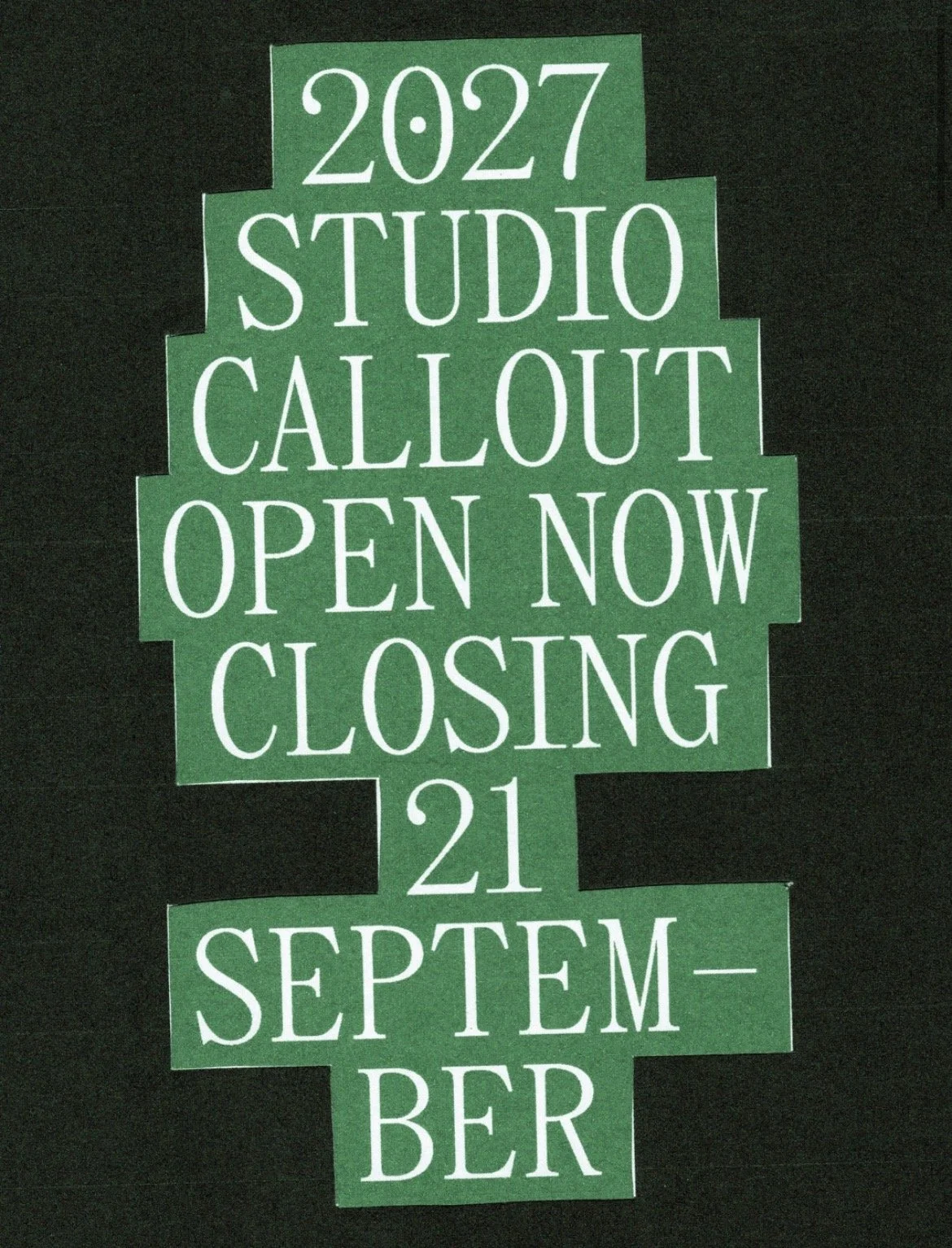PICA 2027 Studio Residency – Boorloo/Perth