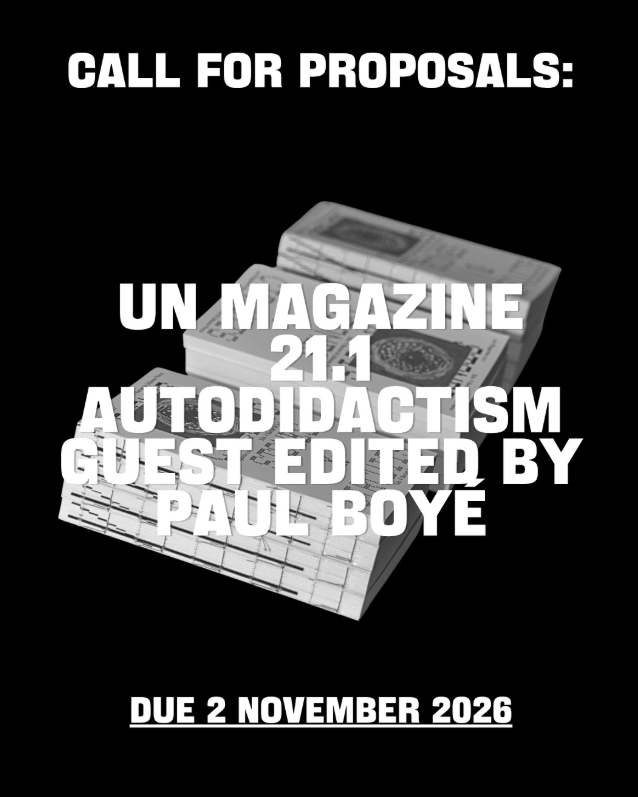 un Magazine 21.1 – Autodidacticism